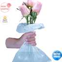 Pink Portable Diaper Bag Dispenser, 100 Rose Scented and Compostable Diaper Bags, Leak Proof Diaper Trash Bags, Baby Essentials Must Haves, Diaper Change On The Go.