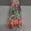 5 x 24 Packs Thanksgiving Silicone Wristbands for Kids Happy Harvest Party Rubber Bracelets Bulk Silicone Bracelets, Turkey Maple Leaf Pumpkin Hazelnut Cake for Thanksgiving Party Supplies