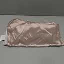 Curved Pillow Case, Side Sleeper Pillowcase, Champange Satin Pillowcase Cover with Zipper, Breathable and Soft, Queen Size 20 x 30 Inches
