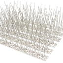 Bird Spikes for Pigeons 304 Stainless Steel Small Birds Anti Bird Spike Metal Bird Deterrent Spikes Fence Spikes Cover 25 Feet (23 Pack Uninstalled)
