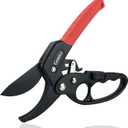 gonicc 8" Professional Ratchet Anvil Pruning Shears (GPPS-1011), Ratcheting Mechanism, Anvil groove design, Reinforced Design Handle, Garden Shears Clippers, Anvil Pruner, Hand Tools Scissors Loppers
