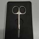 BEZOX Extra Fine Curved Cuticle Scissors, Super Thin Nail Scissors for Cutical Care Only, Professional Manicure Small Scissors, Stainless Steel CuticleTrimmer, 1 pcs