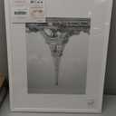 upsimples 16x20 Picture Frame, Display Pictures 11x14 with Mat or 16 x 20 Without, Wall Hanging Poster Frame, White, 1 Pack