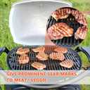7644 Grill Grates for Weber Q100, Q1000, Q1200, Q120, Q1400, 516001, 516002, 50060001, 51010001, 51060001, Baby Q Cast Iron Grill Parts-2 Pack