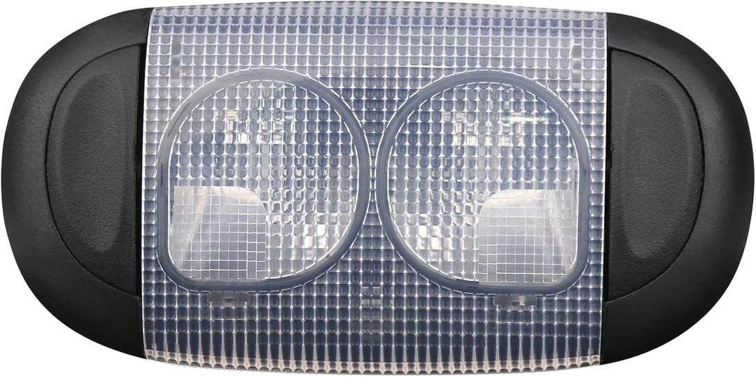 Dome Lamp w/Lens & Bulbs for Interior Overhead Roof Compatible with 2011-2018 Jeep Wrangler JK JKU Interior Map Reading Light Accessories Parts Replaces 1QN65DX9AB 68086904AA