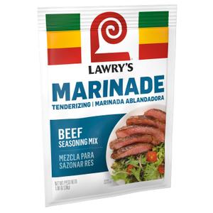 3 x Lawry's Tenderizing Beef Marinade Spices & Seasonings Mix, 1.06 oz (EXP 11/10/27)