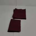 DII Basic Everyday Ribbed Tabletop 100% Cotton, Placemat Set, 13x19, BlackBerry, 6 Piece