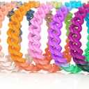 BuggyBands Rainbow Mosquito Repellent Bracelets for Kids & Adults 24 Pack DEET-Free Bug Wristbands, Colorful Outdoor Bands for Camping, Travel, Playground