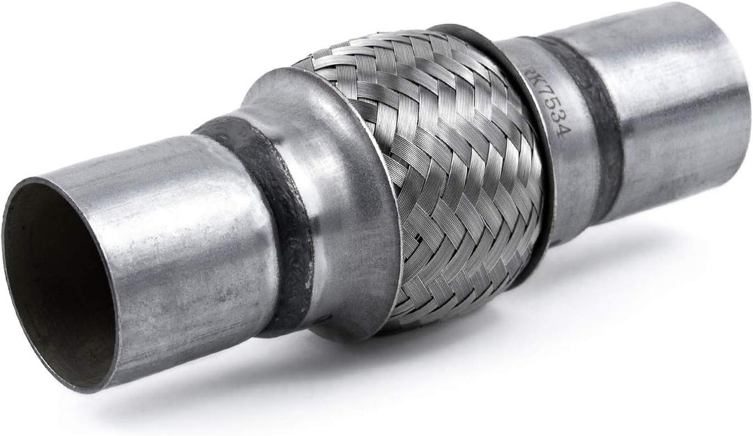 RP Remarkable Power, RK7534-2" x 4" Heavy Duty Stainless Steel Exhaust Flex Pipe 8" OL