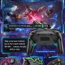 ZRZLMVP Switch Controller Wireless for Nintendo Switch/OLED/Lite/Switch 2, 1000mAh Rechargeable Pro Controllers with 9 Colors LED Light, Switch Remote Control Gamepad with Turbo, Vibration,6 Axis Gyro