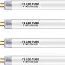 22 Inch F14T5/WW LED Replacement Bulbs, Warm White 3000K, T5 LED 9 Watt Replace Fluorescent Bulb with LED, Replacement Tube for Counter and Cabinet Fixture, 4 Pack