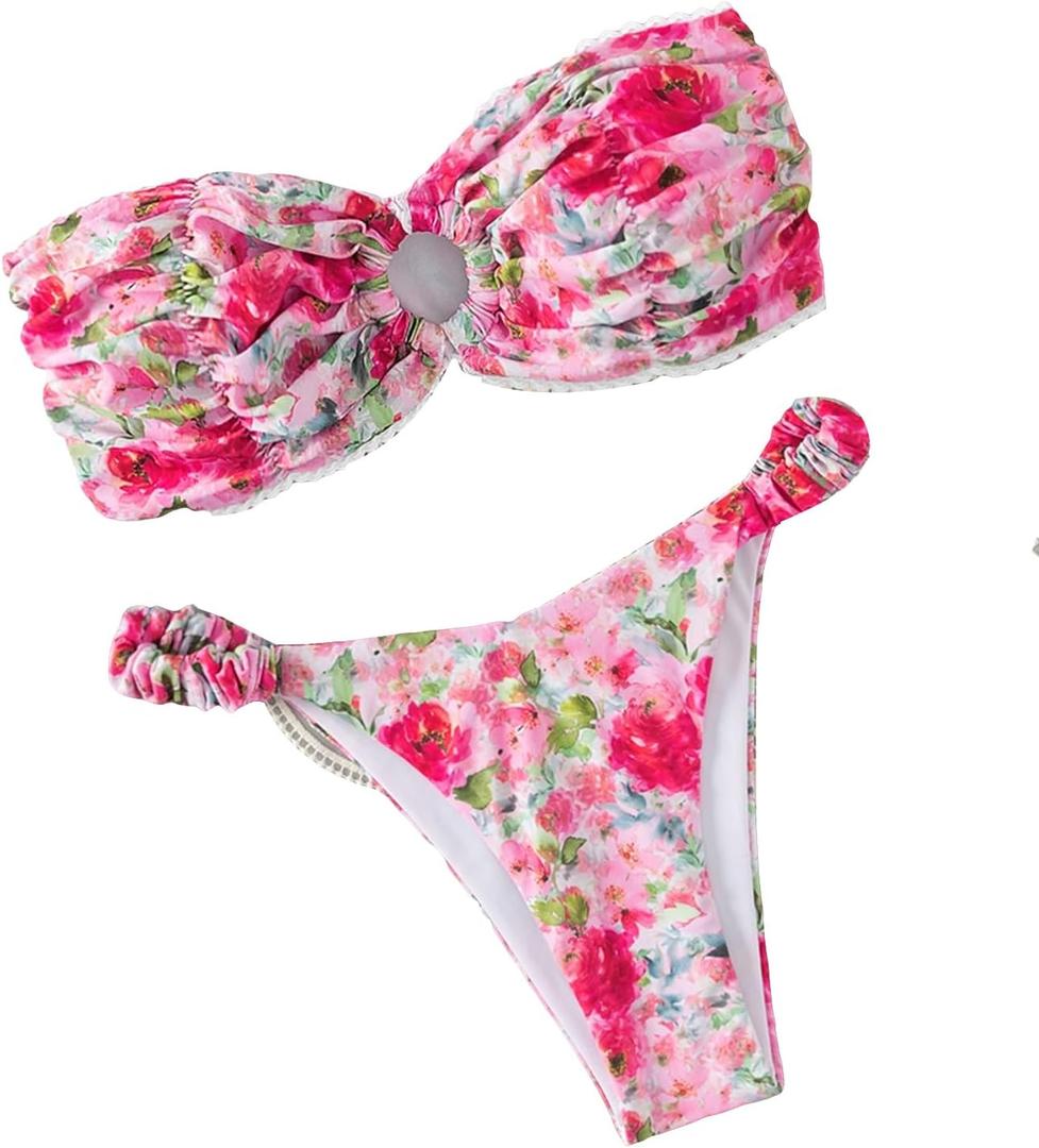 SHENHE womens Soft (Medium, Pink)