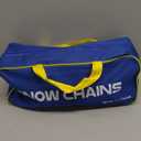 Snow Tire Chains for Car SUV Pickup Trucks, Universal Car Snow Chains, Snow Traction for Tires, Fit for Tire Width 195 205 215 220 225 235 240 245 255 265 (Large)