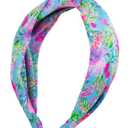 Lilly Pulitzer Top Knot Headband for Women, Colorful Knotted Headband, Cute Hair Accessories for Women & Girls, Cay to My Heart