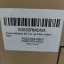 52 Inch Ceiling Fan Brushed Nickel Remote Controlled Dimmable Light Combo - Quiet Reversible - 5 Grey Blades