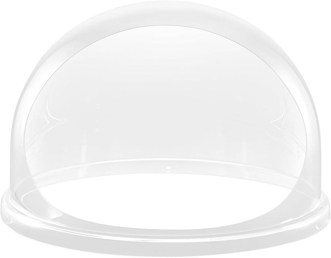 VEVOR Cotton Candy Machine Cover 21 Inch, Acrylic Dome Bubble Shield Compatible with 20 inch Commercial Cotton Candy Floss Maker Bowl for Party, Shops, Bottom Groove Design, Transparent