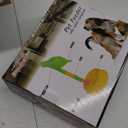 NACOCO Pet Standing Water Dispenser Cat Dog Standing Bowl with Detachable Pole Automatically Feeding Water Height Adjustable