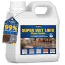Super Wet Look Stone Sealer 32oz/946ML [2025 Upgarde]Durable & Long-Lasting Protection, High Gloss Finish for Patios, Driveways, Pavers, Interior & Exterior Color Enhancement & Easy Maintenance
