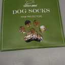 EXPAWLORER Dog Socks for Hardwood Floors, Dog Booties for Winter, Dog Boots & Paw Protectors Pavement to Prevent Licking, Anti Slip Dogs Shoes for Senior Dogs,Khaki L