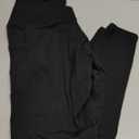 Colorfulkoala Women's Dreamlux High-Waisted No Front Seam Yoga Leggings with Pockets (Medium, Black)