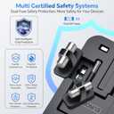 Universal Travel Adapter Worldwide, GaN Fast Charging with PD 3.0 USB-C & USB-A Quick Charge Ports, All-in-One International Power Plug Adapter Converter AC Wall Charger for Europe USA UK AUS Black