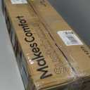 Steel Base Floor TV Stand with Power Outlet for 32-75 inch TVs up to 110 lbs, Leveling & Tilt & Swivel TV Stand with Hidden Wire Management, Height Adjustable TV Stand with Steel Shelf, Black