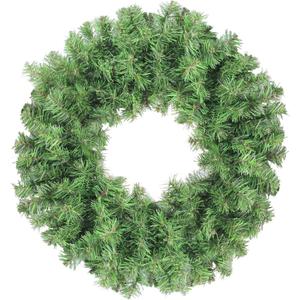 30cm/11.8inch Green Christmas Wreath,Large Artificial Christmas Wreaths for for Front Doors, Display Windows and Courtyard Decoration