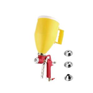 BE-TOOL Drywall Wall Painting Sprayer with 3 Nozzle (4.0mm/6.0mm/8.0mm), Adjustable Air Hopper Spray Gun Texture Tool, for Walls and Ceiling(3L/0.66gal Yellow) - Amazon.com