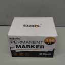 Permanent Markers Bulk, 150 Pack Fine Tip Black Permanent Markers, Waterproof Markers, Premium Smear Proof Pens, Quick Drying, Office Supplies for School, Office, Home