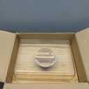 HBlife Cake Stand with Lid (16.5"), Multifunctional Cake Stand with Acrylic Dome, Rectangular Bamboo 2-in-1 Cake Plate Display Stand with Cover for Baking Gifts, Birthday Kitchen Parties, Weddings