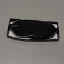 MZOO Luxury Sleep Mask for Back, Side Sleeper, Complete Light Blocking Sleeping Eye Mask Night Blindfold, 3D Zero Pressure & Spacious for Lash Extensions, Breathable Soft Eye Cover Flight Nap Travel (N-black (Silver Edge))