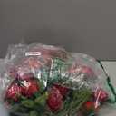 Hananona 50 Pcs Artificial Roses in Bulk, Fake Silk Red Roses Realistic Roses for Wedding Centerpieces Flower Arrangement Home Decor (50, Red)