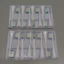 Replacement Toothbrush Heads for Philips Sonicare - 16 Pack Soft Gentle Bristles Compatible with Most Sonicare Click-On Electric Toothbrushes (White)