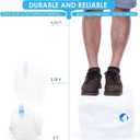 Collapsible Water Container Jug with Spigot, 2 Packs 5.3 Gallon BPA Free Camping Water Storage Carrier for Outdoor Hiking Backpacking & Emergency Survival Kit, Foldable Portable Canteen