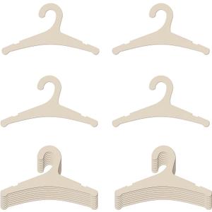 20 Packs Wooden Baby Hangers for Clothes, 9 Inch Wood Newborn Baby Girl Boy Hangers for Nursery Cute Kids Toddlers Children Infant Hanger for Baby Shower Crate Closet Clothing Storage
