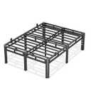 22 Inch Queen Size Bed Frame,Double Layer Heavy Duty Metal Platform Tall
Easy Assembly,Noise Free,2in1 Base,4000lbs Capacity,6 Mattress Stoppers,Round Corner Legs,18"Storage Space,Headboard Holes