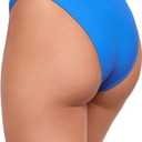 Sports Illustrated Women's Scoop Hipster Bikini Bottom (Blue, M)