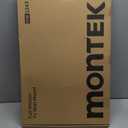 monTEK Ultra Slim TV Wall Mount for 43-90 Inch TVs | 1.1" Thin Low Profile Full Motion Bracket | Dual Swivel Articulating Arms with Tilt | Max VESA 600x400mm | Holds 132lbs | Fits 16"/18" Studs