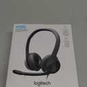 Logitech H390 Wired Headphones with Mic, USB-A Headset with Microphone for PC, Noise Cancelling Microphone for Video Meetings, Music, Gaming - Black