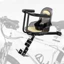Bike Seat - Front Mount, Bike Seat for Adult Bike,Retractable Baby Bike Seat Front Mounted
