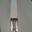 Martha Stewart Chatsworth Curtain Rod for Windows 36 to 66 inches, Adjustable Length .75 inch Diameter Metal Curtain Rod with Round Finials, 36  66, Matte Nickel