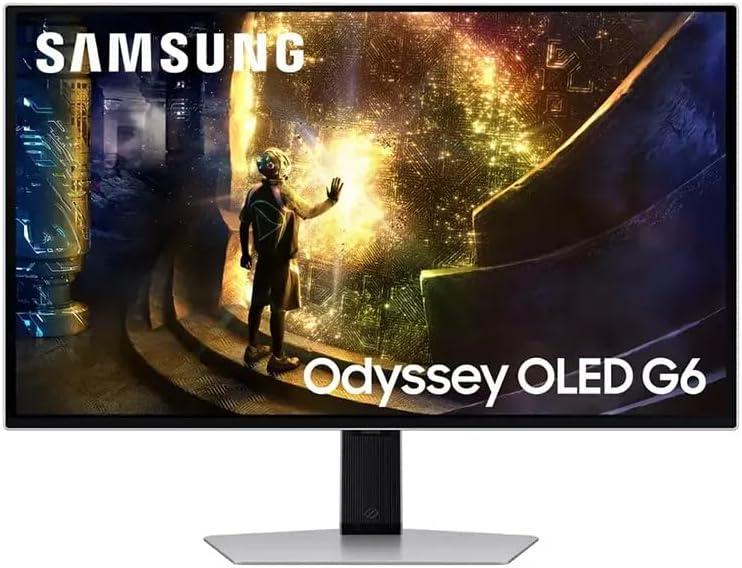 SAMSUNG 27" Odyssey OLED G6 QHD Gaming Monitor 240Hz 0.03ms LS27DG61DSNXZA