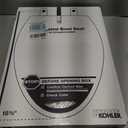 KOHLER K-4774-0 Brevia Elongated White Toilet Seat with Quick-Release Hinges And Quick-Attach Hardware For Easy Clean, White