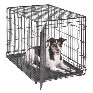 New World by Midwest 30-Inch Single Door Crate, Medium Breeds, 21-40 lbs