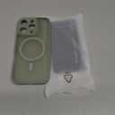 Designed for iPhone 16 Pro Case, Compatible with MagSafe, with Privacy Screen Protectors X2, [Camera Protection] [15FT Military Drop Protection] Shockproof Phone Case, 2024, Calke Green