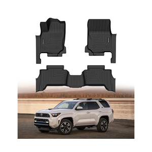 Floor Mats for 2026 2025 Toyota 4Runner Fuel 5 Seats (Not for Hybrid/EV) All Weather Floor Liners TPE Rubber Fit for Toyota 4-Runner 2025 2026 Anti-Slip Full Set Automobile Mats Accessories