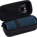 EVA Hard Case for JBLFlip7 /6/5 Waterproof Portable Bluetooth Speaker, Fit for JBL Flip 4 Premium Travel Protecrive Carrying Storage Bag(Black)
