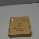 Lvyinyin Single Under Cabinet LED Puck Light, Curio Display Case Shelf Counter Accent Lighting, 120V Electric Wired Wall Plug in, On Off Switch, Black Cords, 2 Packs, Daylight