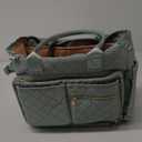 RAINSMORE Teacher Tote Bag 15.6 inch Laptop Bag for Women Work Bags Laptop Tote Nurse Bag Professional Computer Messenger with Insulated Pocket, Laptop Briefcase for Office, College, Mint Green