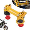 Motorcycle Handlebar Risers 1 1/8" Handlebar Mount Clamp for DRZ 400 DRZ400 DRZ400SM DRZ400E DRZ400S 2005-2024 Gold